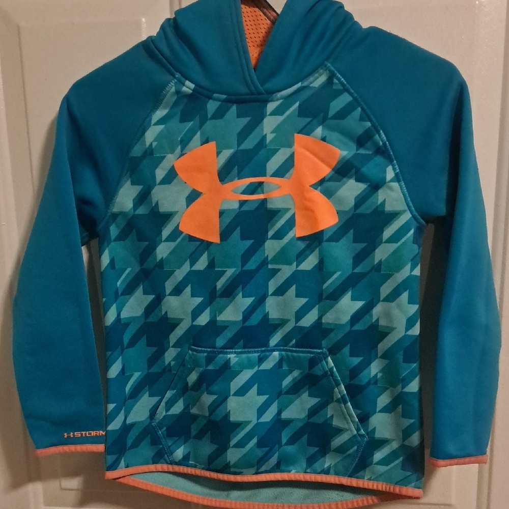 Under Armour Teal and Orange Hoodie